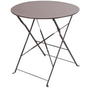 FORNOR 19652 TAVOLO PIEGHEVOLE IN METALLO JAVA Diam 60 x H 71