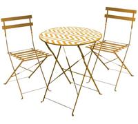 FORNOR 24204 TAVOLO D60 cm + 2 SEDIE 41x46x80cm ZIGZAG
