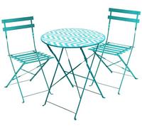 FORNOR 24205 TAVOLO D60 cm + 2 SEDIE 41x46x80cm ZIGZAG