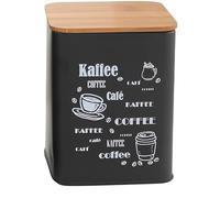 FORNOR 28147 BARATTOLO TÈ/CAFFÈ/ZUCCHERO NERO 10 x 10 x 13