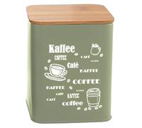 FORNOR 28294 BARATTOLO METALLO KHAKI TÈ/CAFFÈ/ZUCCHERO 11,2 x