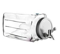 FORNOR 82090 Barattolo in vetro + rubinetto, 3 litri, 32,5 x 13.