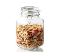 2000 ml Barattolo ermetico 'Fido', quadrato, vetro, imboccatura: chiusura meccanica