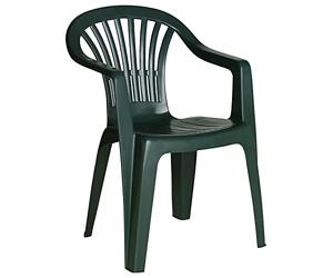 FORNOR PENGO Poltrona Monoblocco Lyra in Polipropilene, Colore Verde, Polypropylene