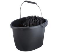 FORNOR Vileda Wring & Go Secchio Brevettato per Un Facile drenaggio, Grigio, 48 x 29 x 39 cm, 1 Pezzo