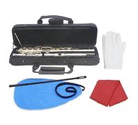 Foro Chiuso For Flauto BE A 16 Tasti, Con Asta Di Accordatura, Panno, Custodia E Guanti, Strumento Musicale For Flauto, For Studenti Principianti