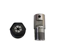 Foro dell'albero di serraggio for macchine for for mandrino 5/6/8 mm Motore serratura allungata coltenatura for trapano for ER11- (1-7) Intaglio, perforazione(Hole5mmwithER11-6.35)