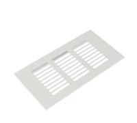 Foro di ventilazione traspirante in lega, 1pc Larghezza 80mm/3.14in In Lega di Alluminio Mesh Traspirante Rettangolare Armadio Air Vent Scarpiera Armadio Prese d'aria di Raffreddamento(80x225mm)