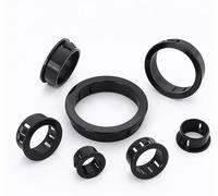 Foro for cavo da scrivania, Passacavo for cavo da scrivania, 100 Pz/lotto Nero 8mm 10mm 13mm 14mm 16mm 19mm 20mm 22mm Foro di bloccaggio a scatto for tubo Tipo a incasso Tappi for pannello Tappo for f