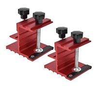 Foro tascabile in lega di alluminio giunto in legno angolo di brontolio doppio brontolone bloccante per bloccare il brontolio giuntura di giuntura finitura rossa anodizzata 2 pcs