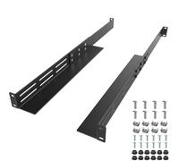 FOROIRON 1U - Guide universali per montaggio su rack a 4 montanti | Guida rack per server con profondità regolabile da 40,6 a 76,2 cm, compatibile con APC, HP, IBM, DELL, Compag Cabinet & Rack