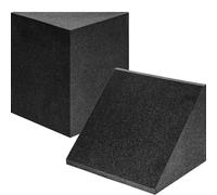 FOROOMACO - Confezione da 2 trappole per bassi Delta per gli angoli delle pareti, schiuma acustica da 41,9 x 40,1 x 30,5 cm per l'assorbimento acustico