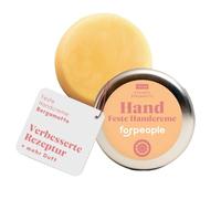 Forpeople Bio - Crema per le mani vegana, 30 g, crema per le mani secche e screpolate, burro di karitè, cera di candelilla, olio d'oliva, bergamotto, cosmetici naturali