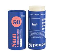 Forpeople Bio Crema solare Stick SPF 50 · Impermeabile Surf Sunscreen con zinco · Filtro UV minerale · Per bambini e adulti · 100% naturale · 40 g