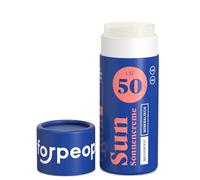 forpeople BIO Stick solare SPF 50 · Crema solare surf resistente all’acqua con zinco · Filtro solare minerale non-nano · Per bambini e adulti · 100 % naturale