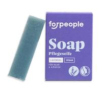 Forpeople - Sapone biologico per la cura del corpo, del viso, delle mani e dei capelli, senza olio di palma e senza plastica, pulizia delicata con aloe vera, aroma naturale, lavanda