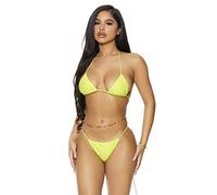 Forplay Bikini standard da donna, Chartreuse, XL