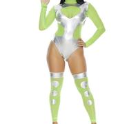 Forplay Costume da alieno da donna, 3 pezzi