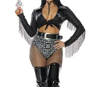 Forplay Costume da cowgirl da donna, 3 pezzi
