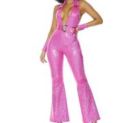 Forplay - Costume da discoteca sexy da donna Foxy Lady, Magenta, Small/Medium 6-8.5 US