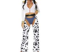 Forplay Costume da donna Keep It Light Cowgirl, Multicolore, Small/Medium 6-8.5 US