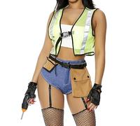 Forplay - Costume da lavoro sexy da costruzione da donna, N9000 Iii, Medium/Large