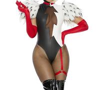 Forplay - Costume da personaggio cattivo del film da donna, 3 pezzi