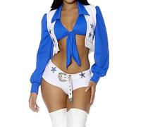 Forplay Costume Sexy Cheerleader Stella Campo, bianco, Medium/Large
