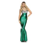Forplay Under The Sea Sirena Metallico Adulto Donna Halloween Costume 554653