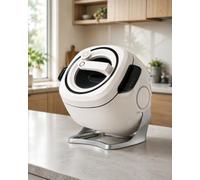 forplubossmmp Robot da Cucina Intelligente, Macchina Automatica per Saltare con Pentola Rotante A 360°, Riscaldamento IH 2000w, capacità 6l, Controllo Touch, Multicooker per Riso, Zuppe