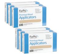 ForPro Professional Collection Premium-Holzapplikatoren, unsterile Haarentfernungs-Wachsstifte, gro , 6 L x 0,75 B, 100 St ck (6er-Pack)