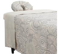 ForPro - Set di lenzuola per massaggi in microfibra, 3 pezzi, ultraleggero, antimacchia e antipiega, include lenzuolo da massaggio, lenzuolo con angoli e copertura per il viso