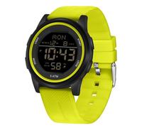 Forrader Orologio sportivo digitale da uomo, impermeabile, militare, con cronometro, retroilluminazione a LED, sveglia, conto alla rovescia, data, Verde, Classico
