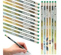 ForraFun 50 pezzi 5 stili Vbs 2026 matite Bulk 7,5 pollici Crossing Bibbia Versi Inspirational Scripture Emerald Color Matite Religiose Vbs Chiesa Crossing Regali per la Scuola Domenicale Regalo