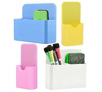 Forreen 4 Pezzi Portapenne Magnetico in Plastica Portapenne per Pennarelli Porta Pennarelli Magnetico Organizer Portapenne Magnetico per Portaoggetti Portapacchi Ufficio Frigorifero,2 taglie