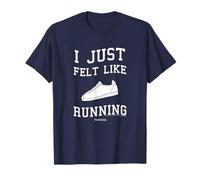 Forrest Gump I Just Felt Like Running Quote Maglietta