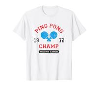 Forrest Gump Ping Pong Champ Greenbow Alabama 1972 Logo Maglietta
