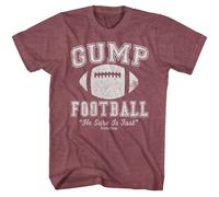 Forrest Gump - Sicuro Is Fast - American Classici - Solido Rosso Adulto Corto T