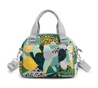 FORRICA Borsa a Mano Donna Borsa Tracolla Leggero Piccolo Borsetta Tessuto Oxford Impermeabile Casuale Borse a Spalla Verde
