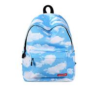 FORRICA Zainetto Donna Moda Zaino Scuola Ragazze Adolescente Zaini Universita Zaino Porta PC Casual Daypack Donna Borsa da Viaggio Nuvole