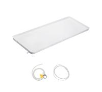 FORRTY Vaschetta Condensa Condizionatore, materiale PP5 Vaschetta di Raccolta Della Condensa,Vassoio Raccogligocce in Plastica, Adatta per condizionatori d'aria interni ed esterni(10mtube,31.5x13.78in
