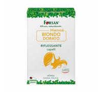 Forsan Henné - Biondo Dorato Riflessante Capelli, 2 Buste Monodose da 50g