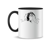 Forsca Elio and Oliver Call Me by Your Name Artwork Tazza da Tè e Caffè in Ceramica 330 ml Magic Bianco Rosa Nero 330ml