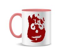 Forsca Wilson With Cast Away, Ball Tazza da Tè e Caffè in Ceramica 330 ml Magic Bianco Rosa Nero 330ml