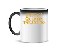 Forsca Written And Directed By Quentin Tarantino Tazza da Tè e Caffè in Ceramica 300 ml Magic Bianco Rosa Nero 330ml