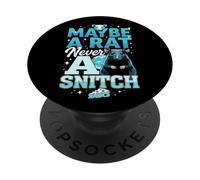 Forse A Rat Never A Snitch - Funny No Snitching PopSockets PopGrip Adesivo