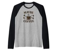 Forse caffè Maglia con Maniche Raglan