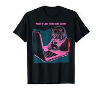 Forse ha Solo Bisogno di Catnip Funny Gamer Cat Maglietta