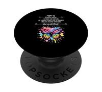 Forse il bruco pensava che il mondo fosse sopra la farfalla PopSockets PopGrip Adesivo