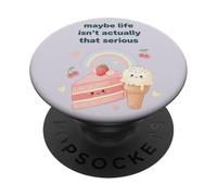 Forse la vita non è davvero così serio kawaii PopSockets PopGrip Adesivo